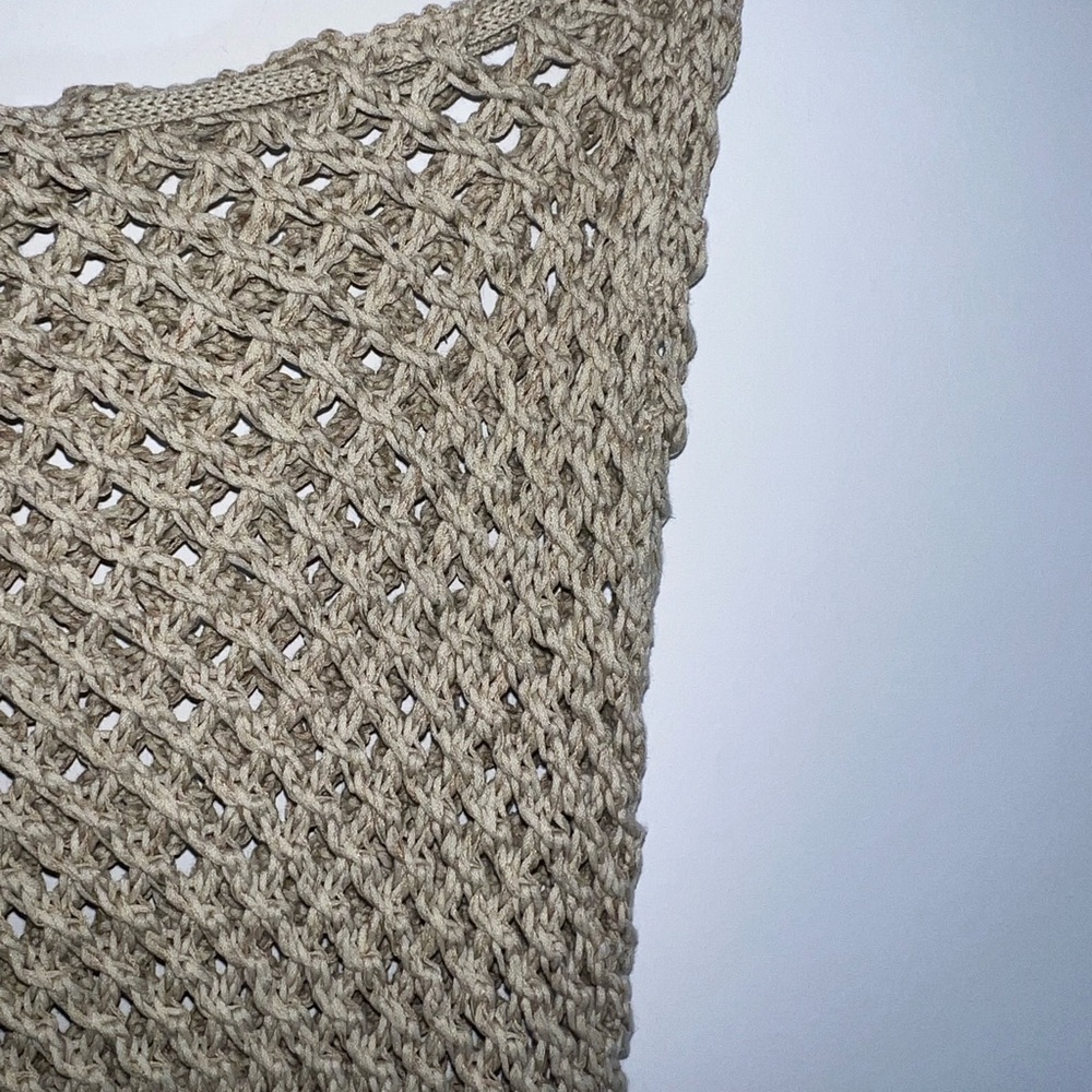 Bananhot Magen Knit Maxi Skirt in Beige Crochet Maxi Skirt M/L - Picture 13 of 13